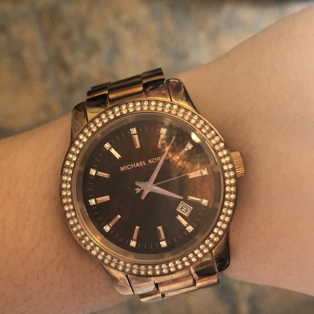 Micheal Kors watch bronze in color BRAND NEW